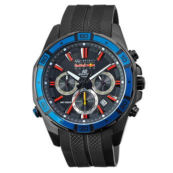Часы Casio Edifice Infiniti Red Bull Racing созданы благодаря гонщикам и для гонщиков