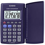 calculadoras de bolsillo compactas con conversión del EURO y la cinta de protección | HL-820VERA