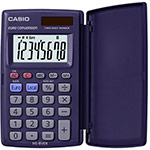 calculadoras de bolsillo compactas con conversión del EURO y la cinta de protección | HS-8VER