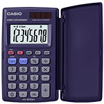 Compact pocket calculators with EURO conversion and protection flap | HS-8VERA