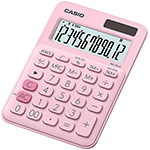 Compact desk calculators in trendy colours | MS-20UC-PK