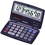 Calculadoras de bolsillo con doble hoja y la gran pantalla | SL-100VER