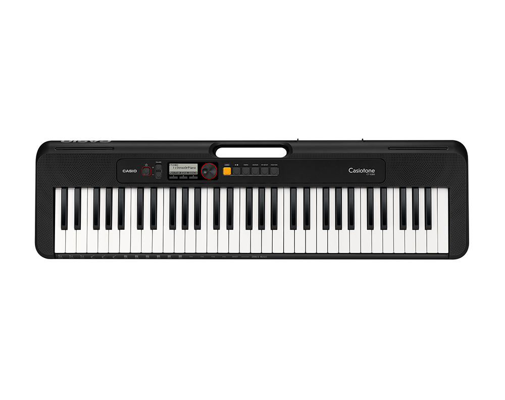 Modernes Casio Einsteiger Keyboard CT-S200 in weiß mit 61 Tasten & 400 Voices 