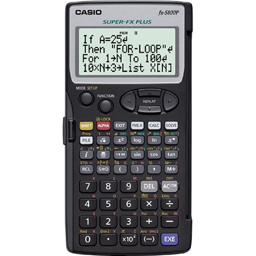 CASIO FX-5800P Engineering Calculation Computer Programming Function Calculator 