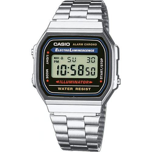 Casio type F91, mais avec boitier en métal? A168WA-1YES