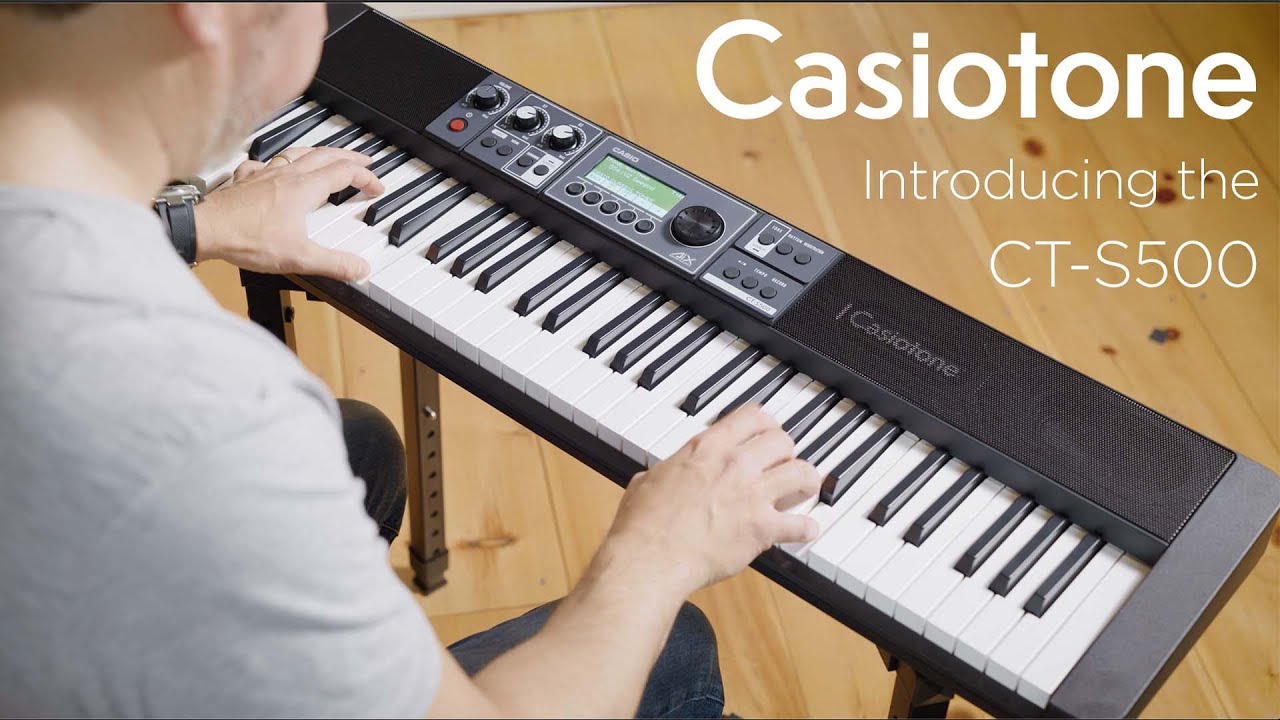 Casio CT-S500 Clavier à réponse tactile avec enr…